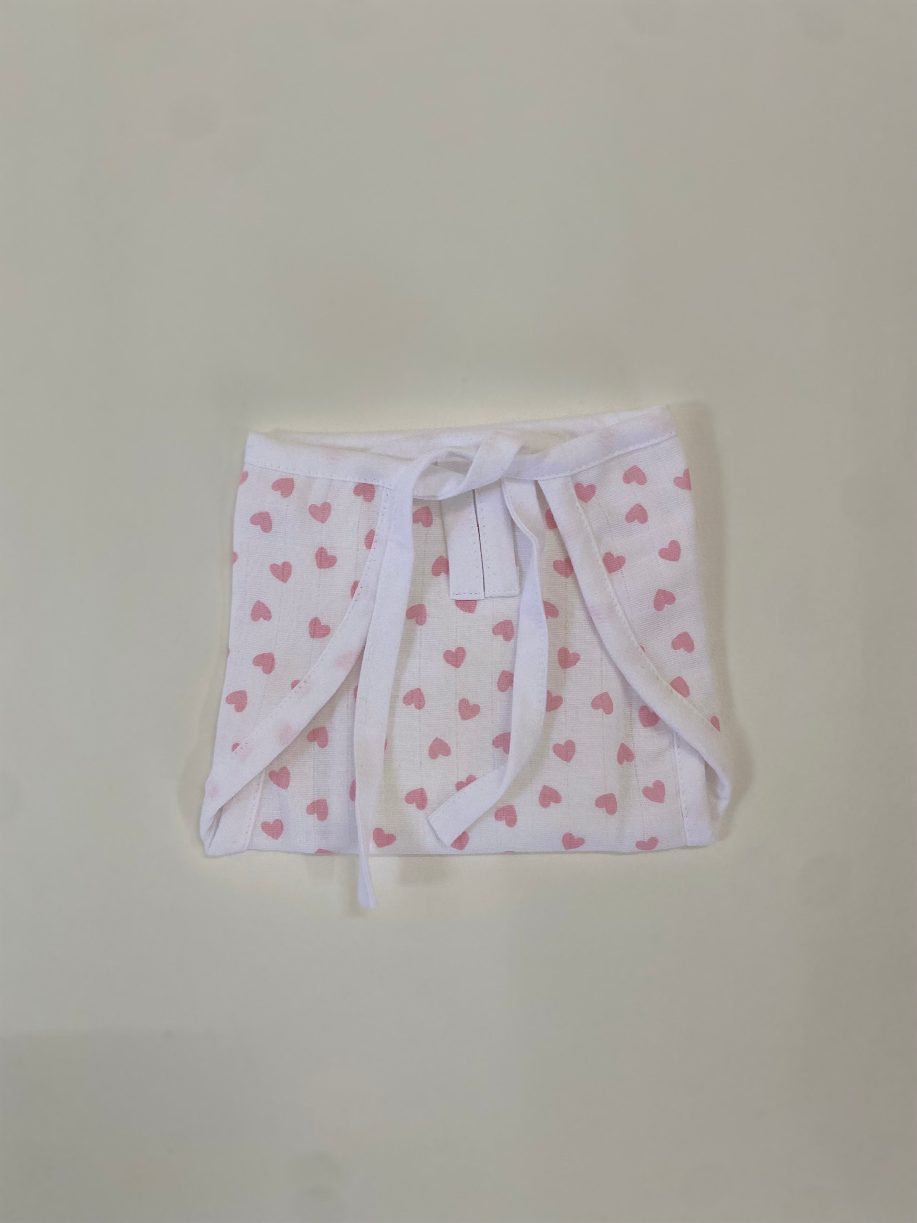 Muslin Nappy - Heart