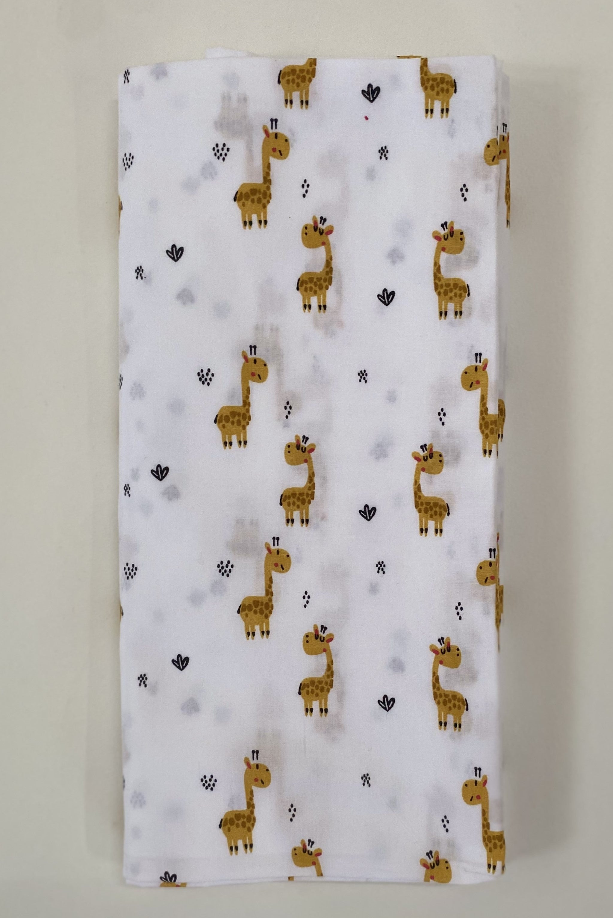 MulMul Cotton Swaddle - Giraffe 120*120